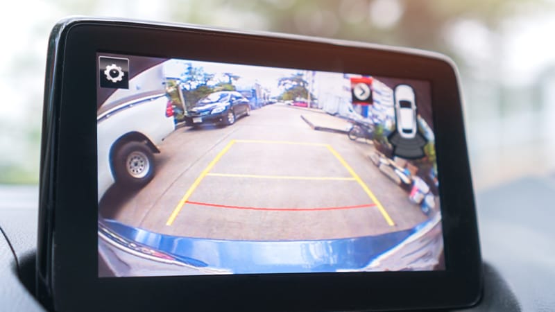 Rückfahrkamera eines Parkassistent Systems